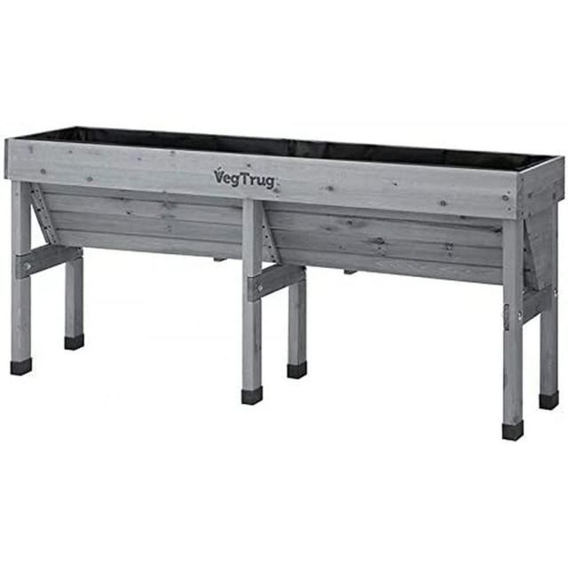 タカショー Takasho ホームベジトラグ ウォールハガー L グレイウォッシュ L VGT-02F ナチュラル 大型 家庭菜園 V字形状 天然木 庭作り