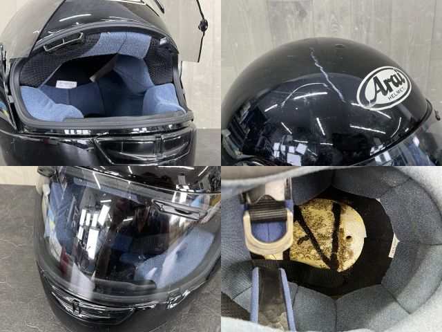 アライ ヘルメット フルフェイス 【中古】 ARAI OMNIJ オムニ 61-62cm バイク用品 ブラック/92376