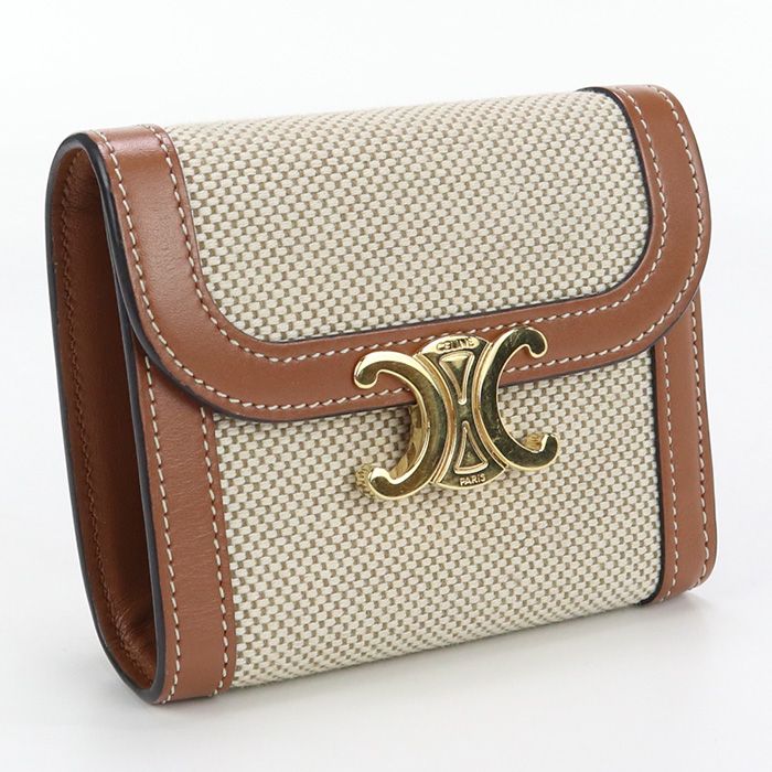 CELINE セリーヌ スモール フラップウォレット トリオンフ