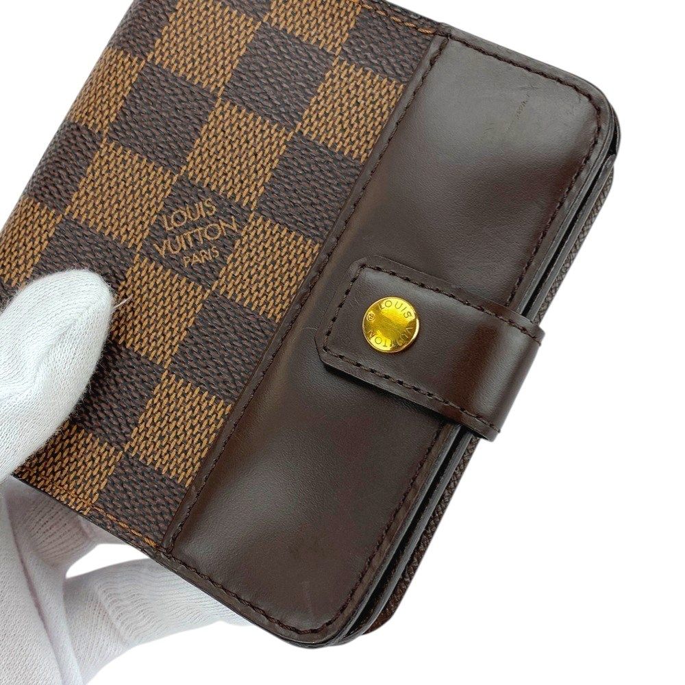 ルイヴィトン ダミエ エベヌ N61668 コンパクトジップ 二つ折り財布 9 LOUIS VUITTON】ルイ・ヴィトン コンパクト ジップ N61668 二