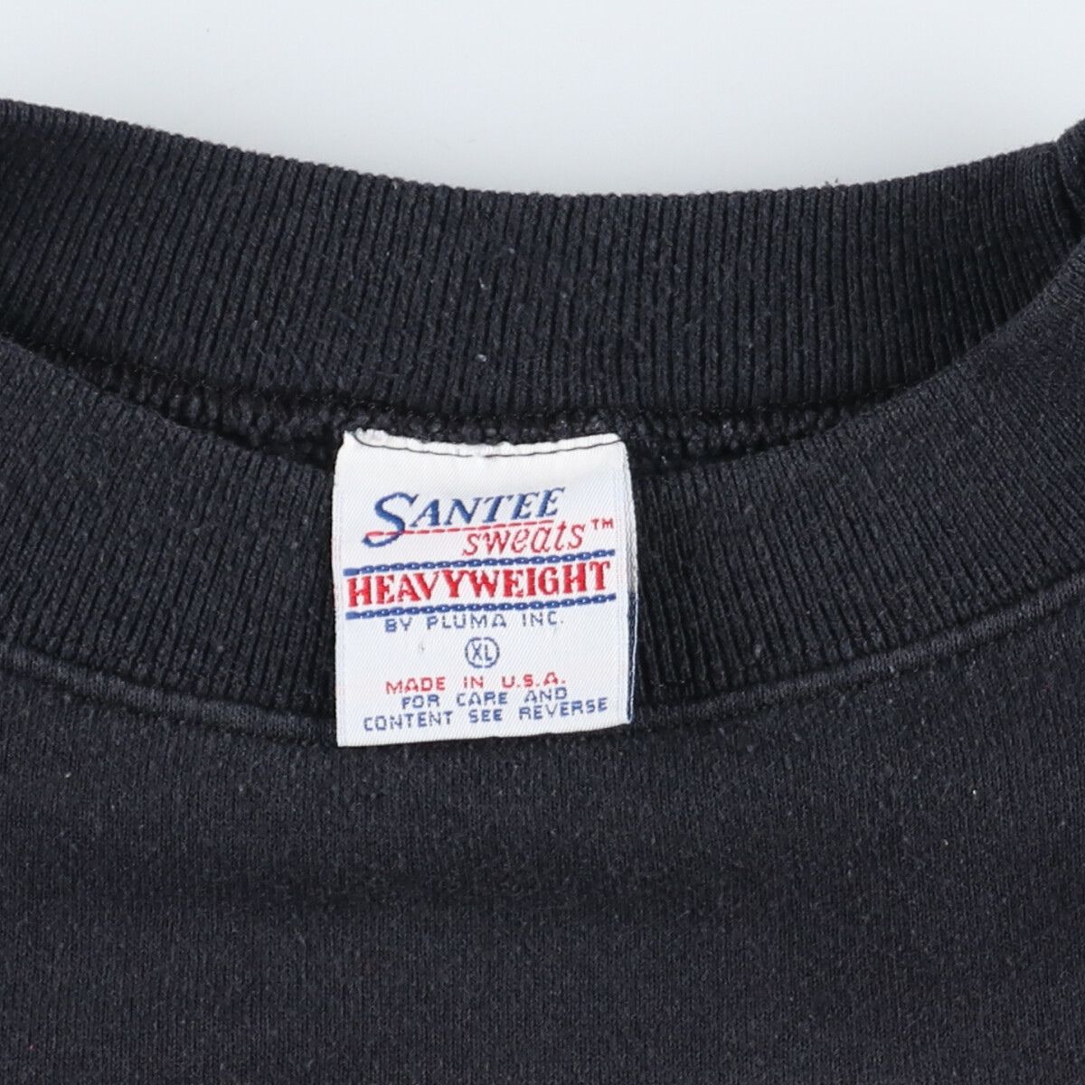 90年代 SANTEE SWEATS 3連プリント カレッジスウェットシャツ トレーナー USA製 メンズXL ヴィンテージ /eaa366448