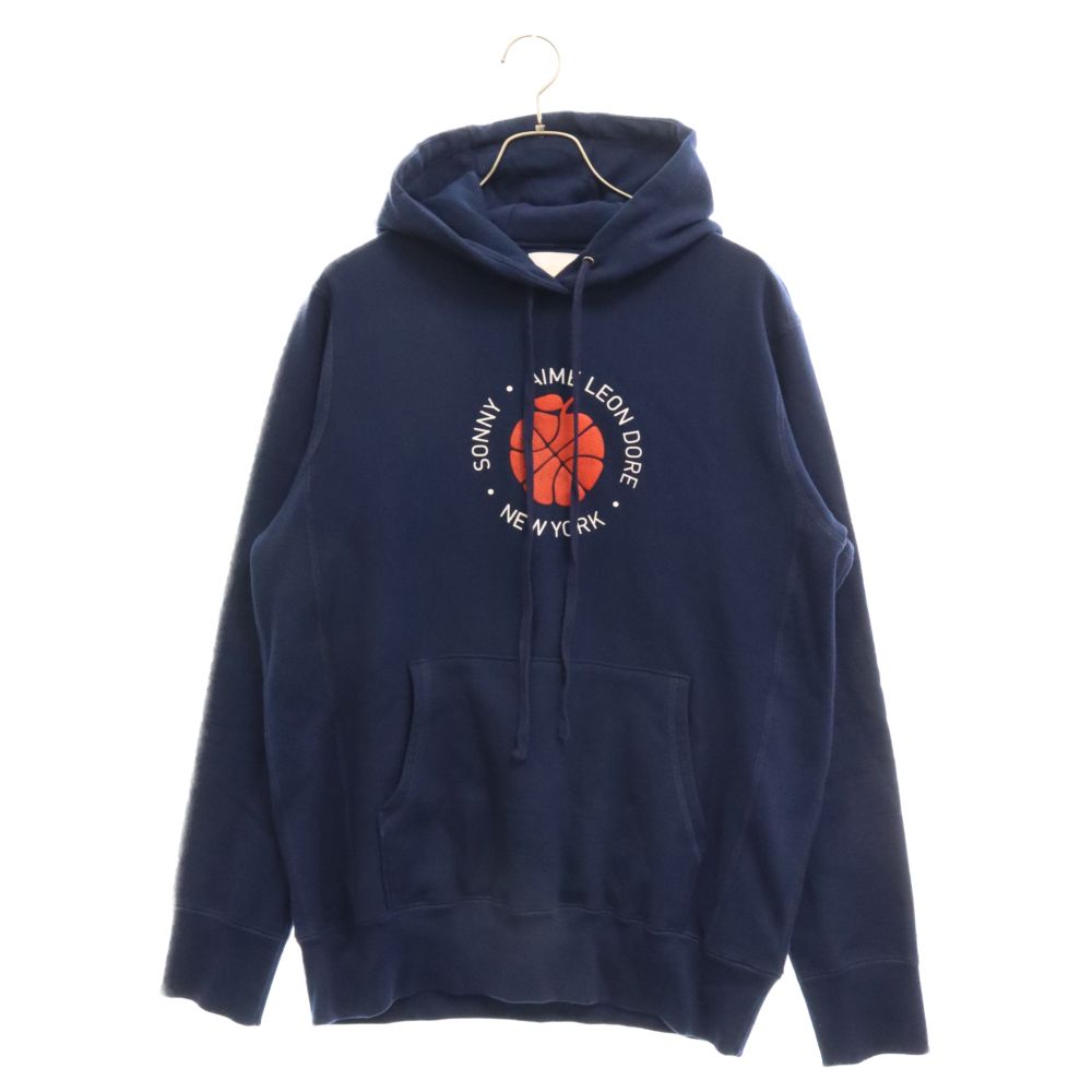 K*☆様 aime leon dore ロゴフーディー AIME LEON DORE Men's Orange 20oz Terry Logo Hoodie Size