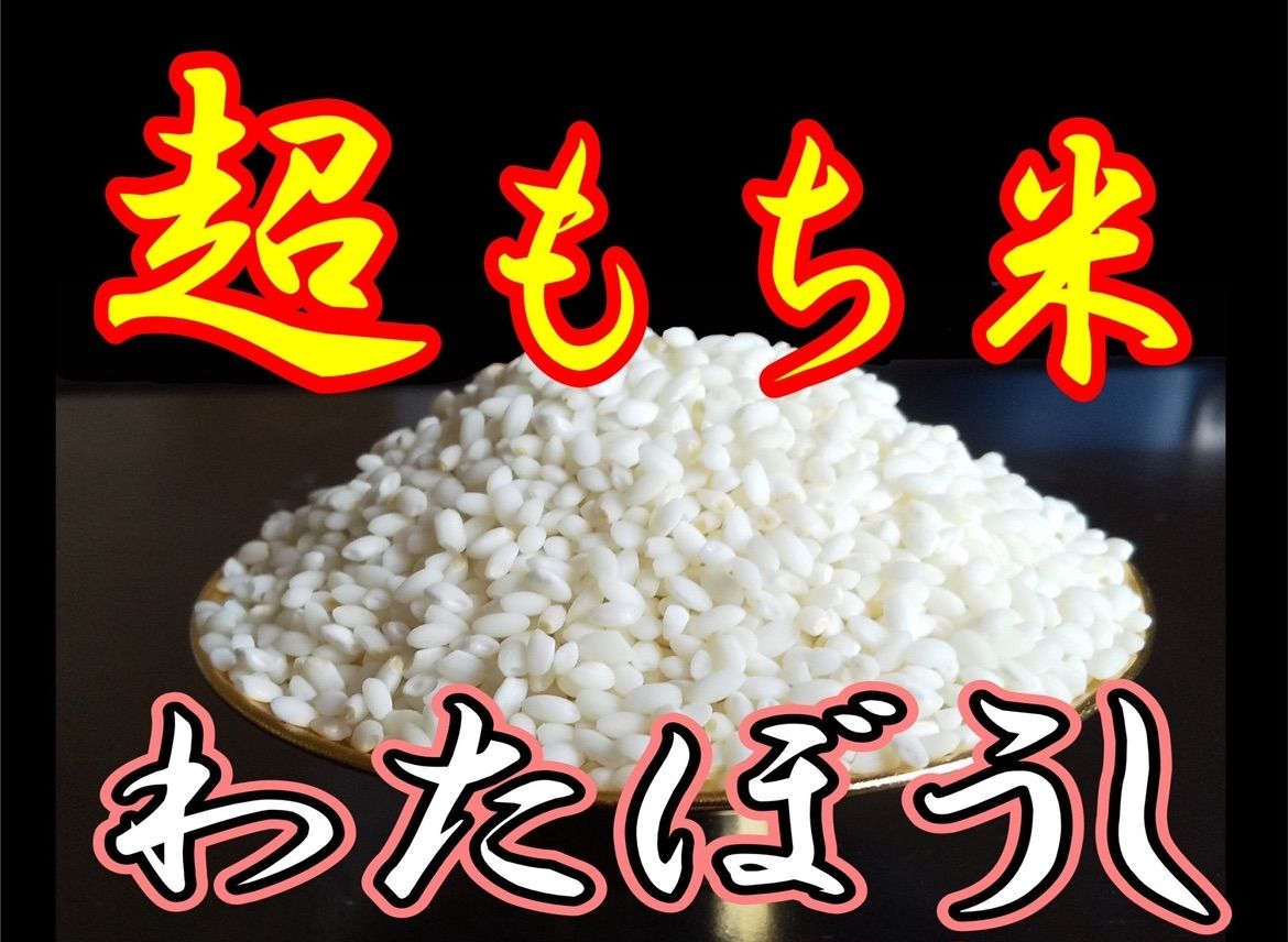 令和7年産 もち米精米 27ｋｇ ふわふわお餅のわたぼうし!
