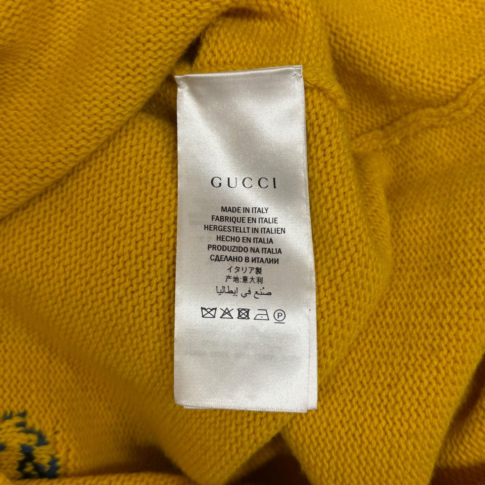国内正規 GUCCI 18AW Blind For Love Knit ウルフニットセーター 国内正規 GUCCI 18AW Blind For Love Knit ウルフニットセーター