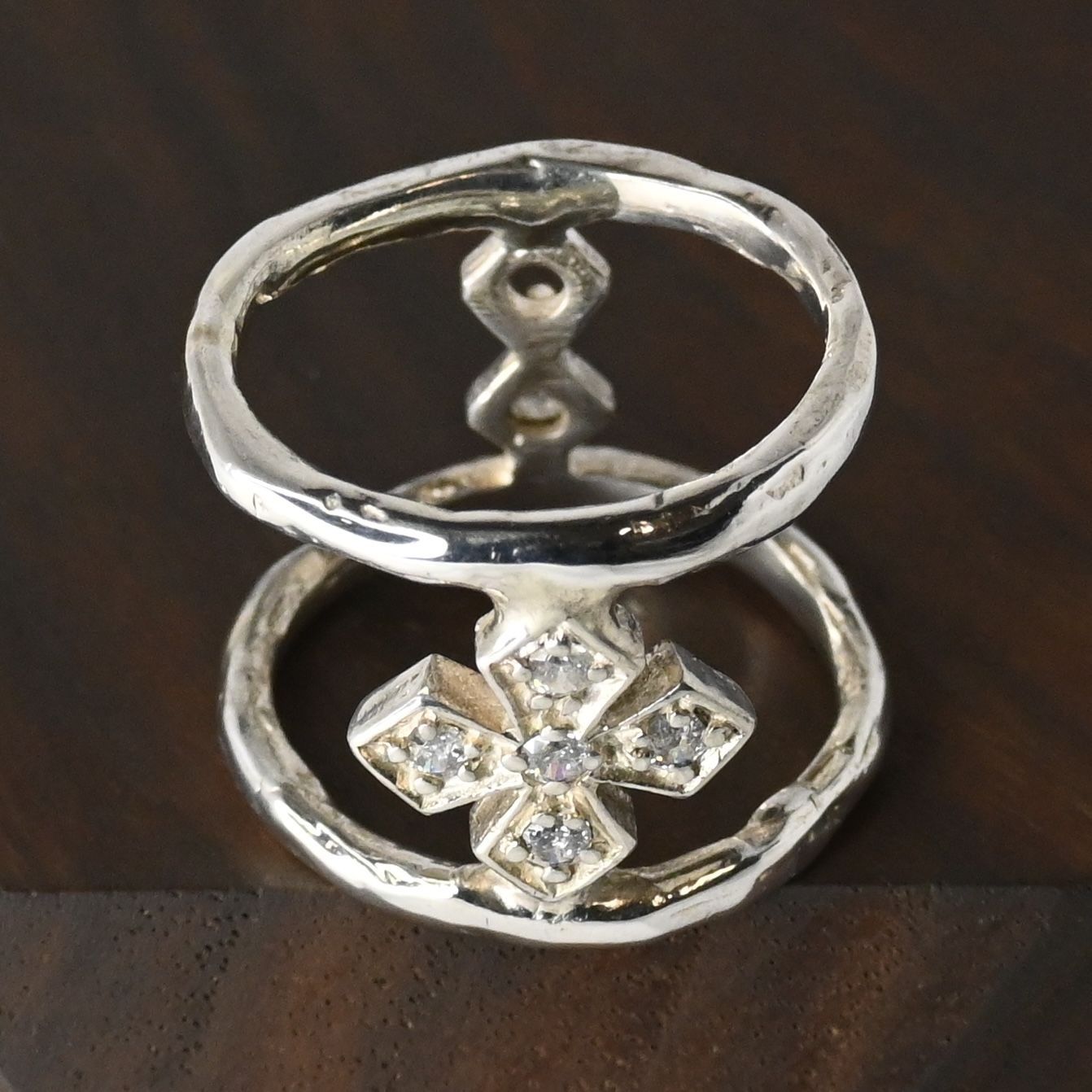 ローリーロドキン　シルバーリング 研磨済】 Loree Rodkin Gothic リング 8号 silver 925 シルバー