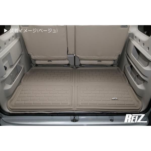 ブラック or ベージュ エブリイワゴン DA17W 3D 立体形状 ラゲッジマット ラバー スクラムワゴン NV100クリッパーリオ タウンボックス ラゲージ FFCRYSTALESIA_COM