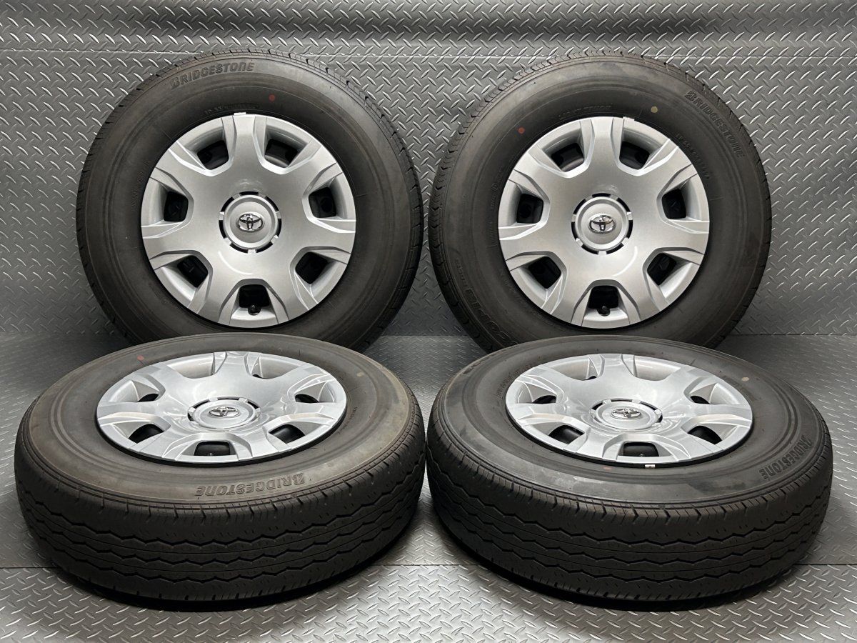 車 【】200系ハイエース 純正15x6J 6穴139.7 ブリヂストン エコピア 