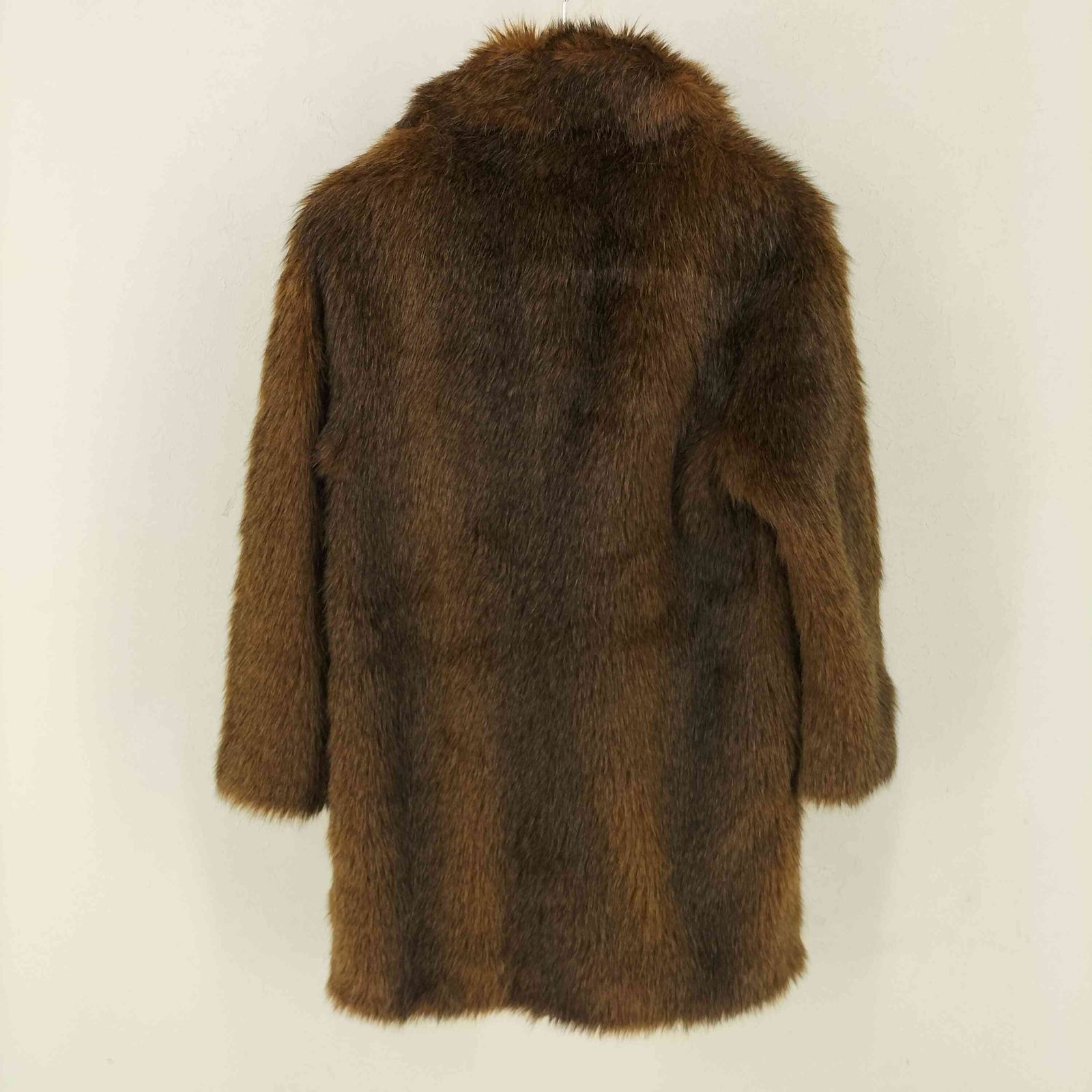 ザラ ZARA フェイクファーコート レディース import：M - メルカリ