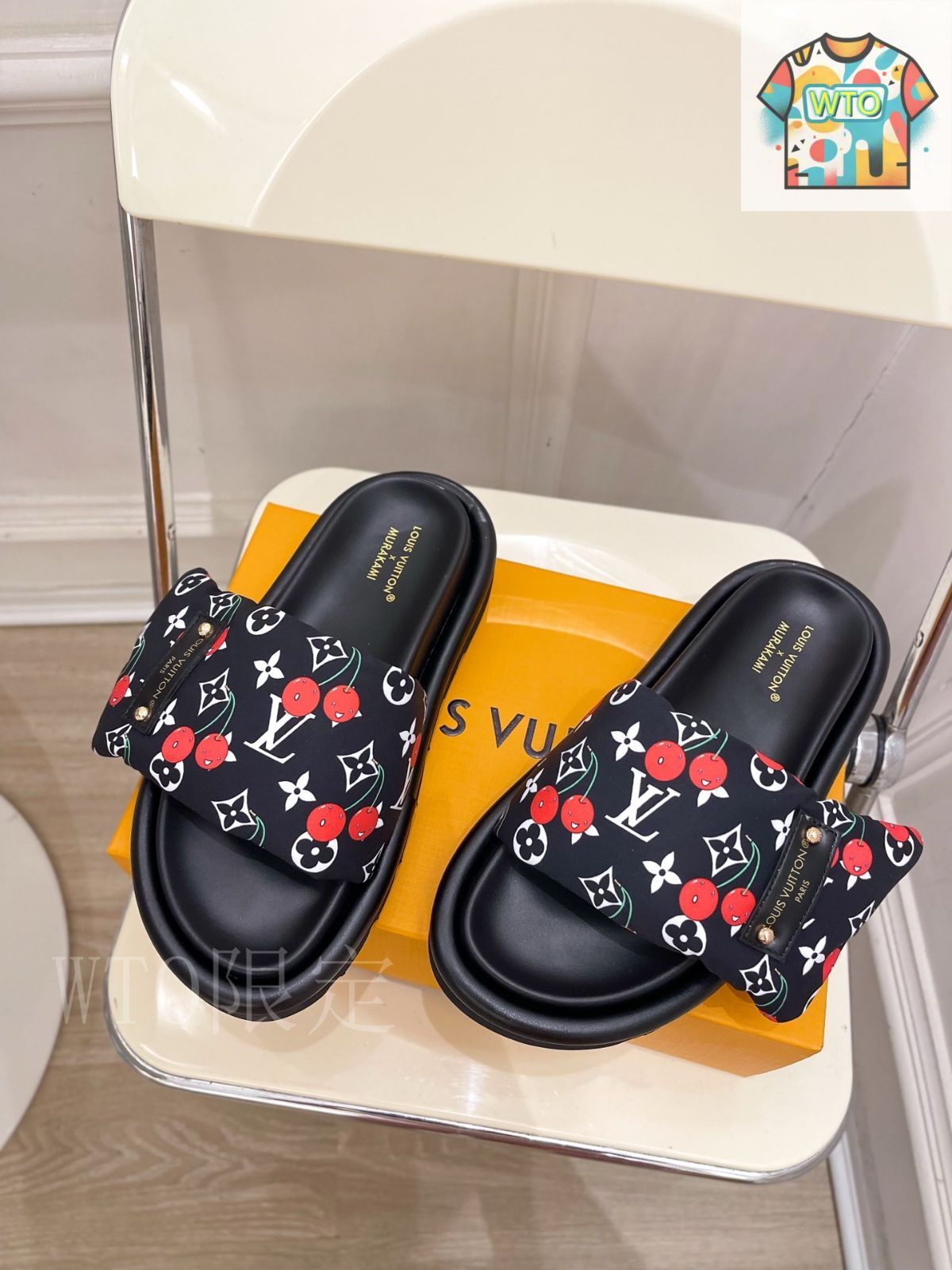 どんな服にも自然にマッチ♪【Louis Vuitton】フラットサンダル LOUIS VUITTONルイヴィトンフラットサンダル07-3 - メルカリ