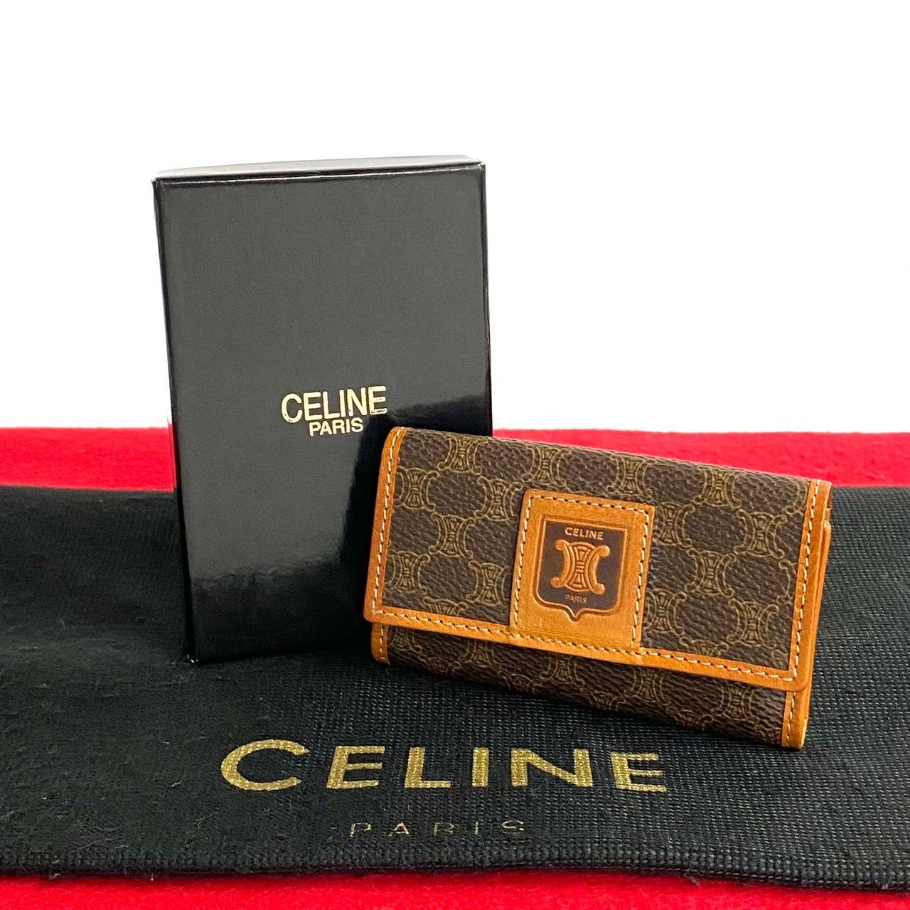 未使用保管品 保存箱 付き CELINE セリーヌ ヴィンテージ