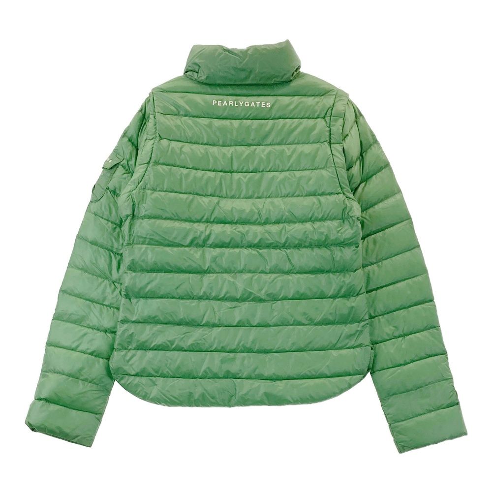 サイズ 1 PEARLY GATES パーリーゲイツ 2WAY ダウンジャケット グリーン系 240101441753 ゴルフウェア レディース ストスト
