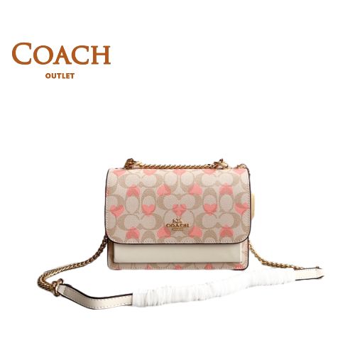 COACH コーチ CP059 クレア キャンバスウィズ ハート ショルダーバッグ