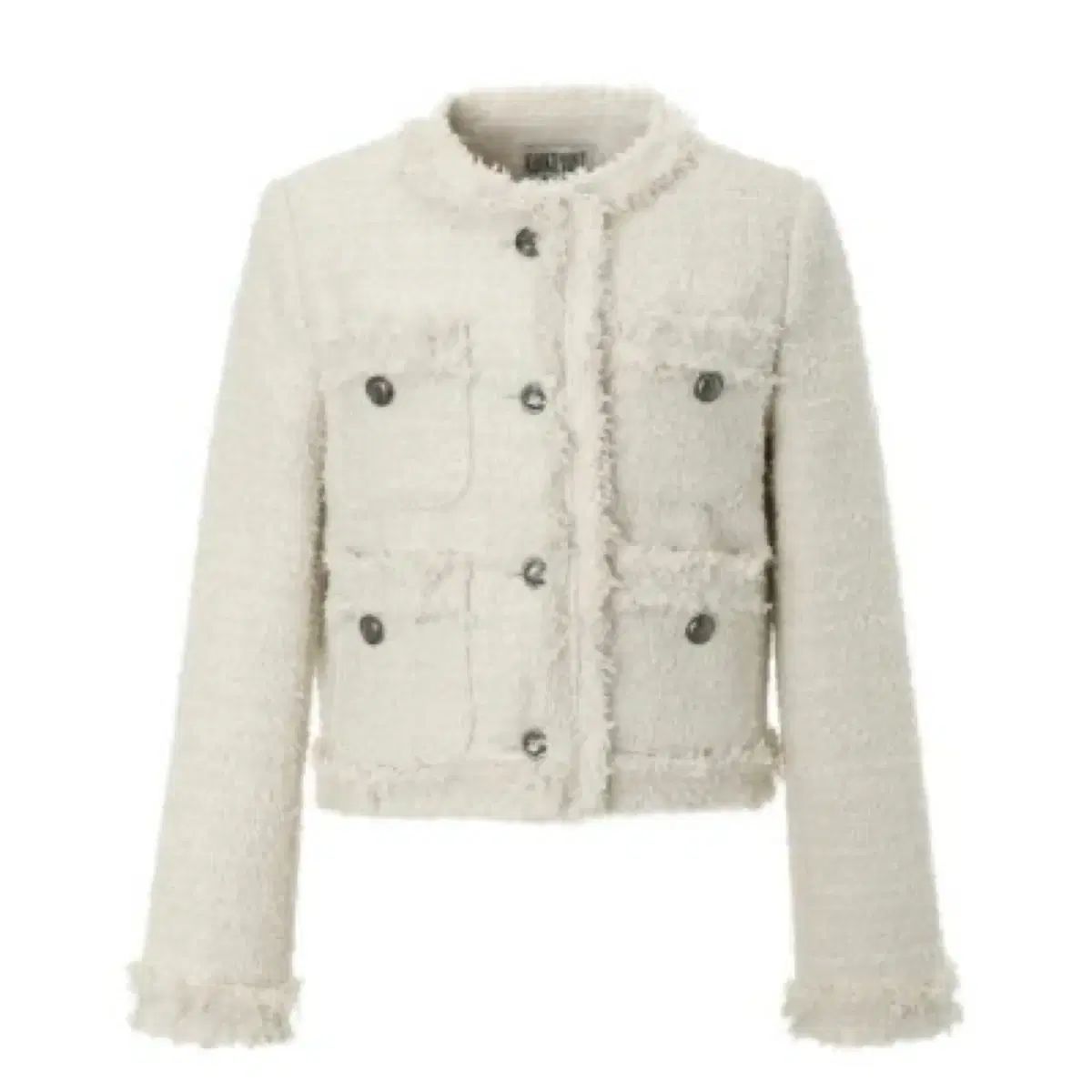 KHAKIPOINT アンティーク クロップド ツイード ジャケット