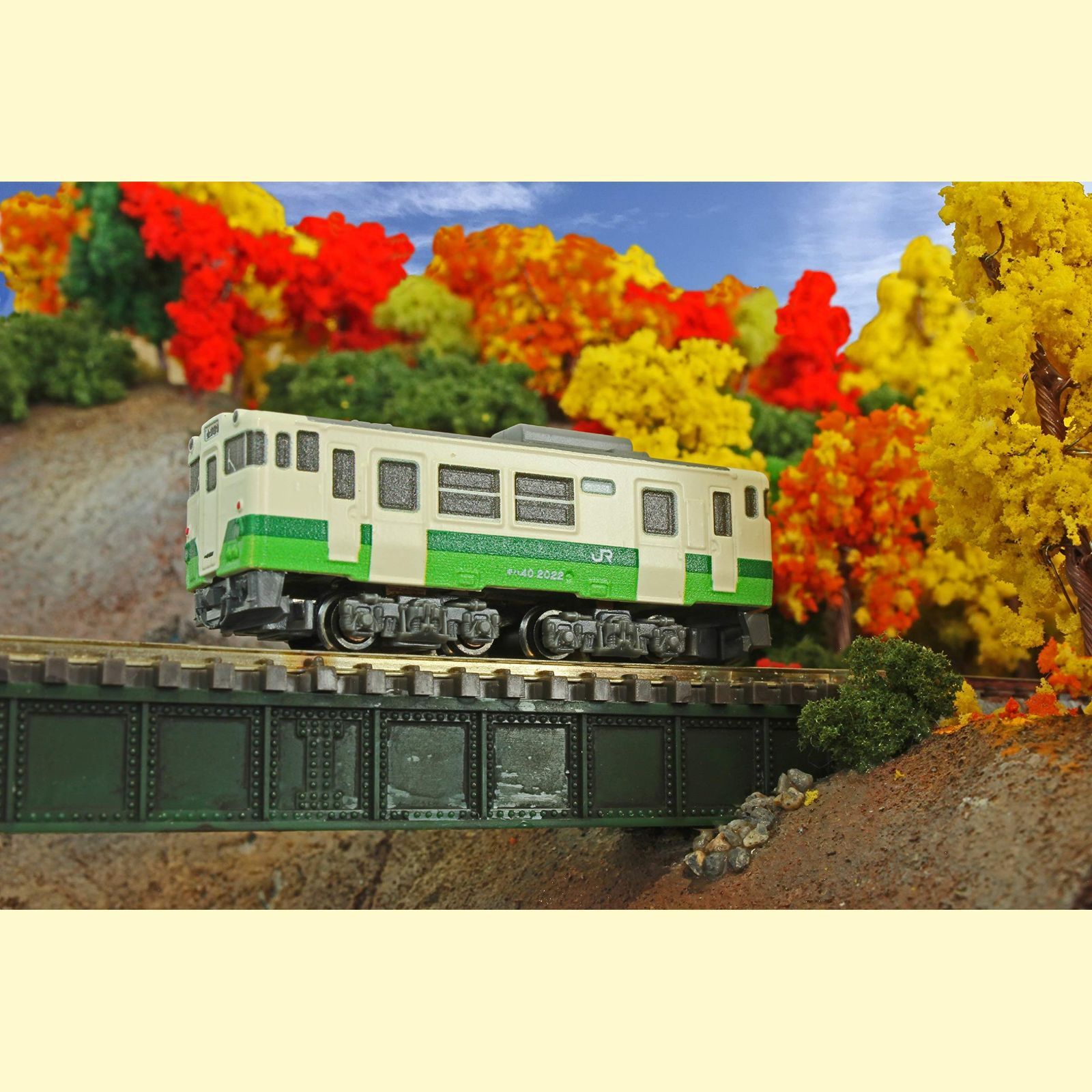 キハ40 動力車　Zゲージ 鉄道模型 Unboxing the Z Shorty Kiha 40 in 3 colors! / Z gauge model