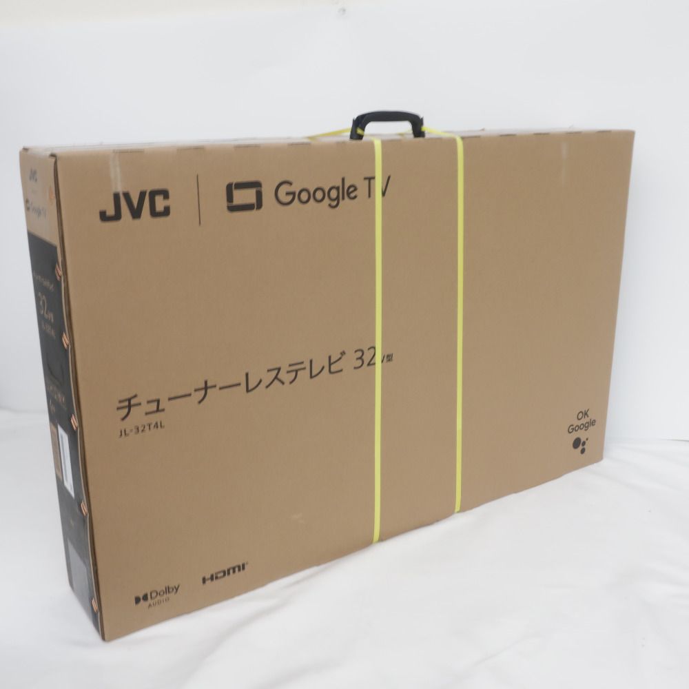 チューナーレステレビ JVC Google TV 手間どる 32V型 JL-32T4L