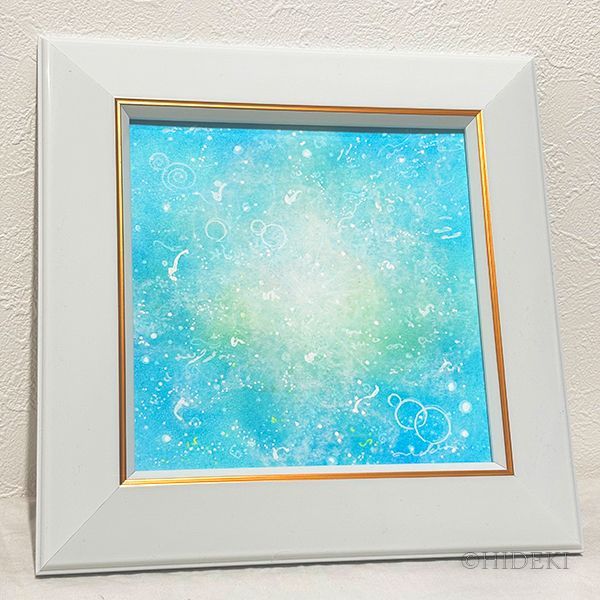 抽象画パステル うれしい