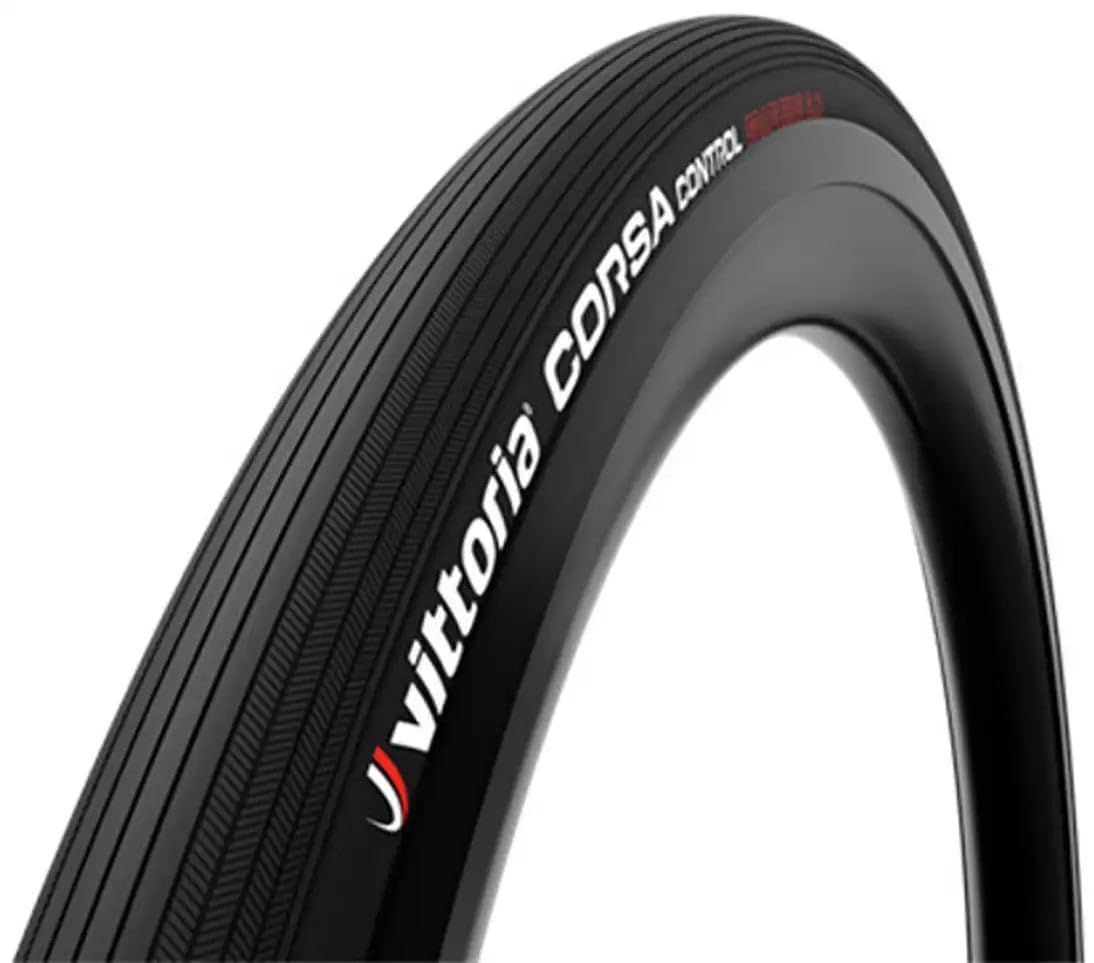 Color:オールブラック_Size:700x28c(28-622)_Style:クリンチャー(FOLD) ビットリア（Vittoria） コルサ・コントロール クリンチャー G2.0700x28c フルブラック