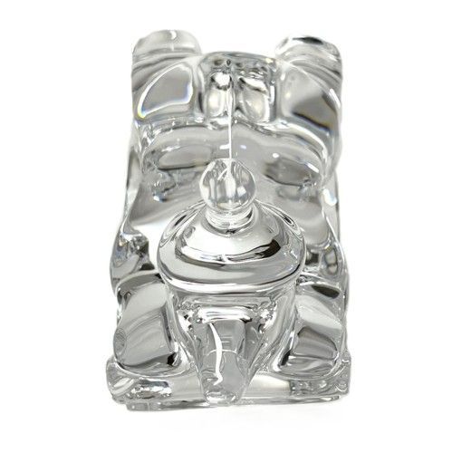 バカラ 置物 インテリア Baccarat フィギュア ベア 熊 クマの休日
