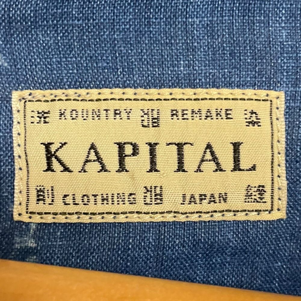 美品 KAPITAL KOUNTRY キャピタルカントリー IDGリネン フラワー