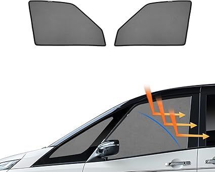 Cartist ニッサン セレナ c27 メッシュカーテン サンシェード カーシェード 日産 SERENA c27 H28.8-現行 換気 UVカット マグネット式 簡単着脱 遮光 断熱 インテリア 日よけ 車種専用 アクセサリー カ