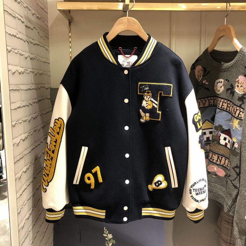 大きな割引 新品 スタジャン 黒 メンズ 男女兼用 ペアルック ロゴ ロングシーズン tdh-latinoamerica.de