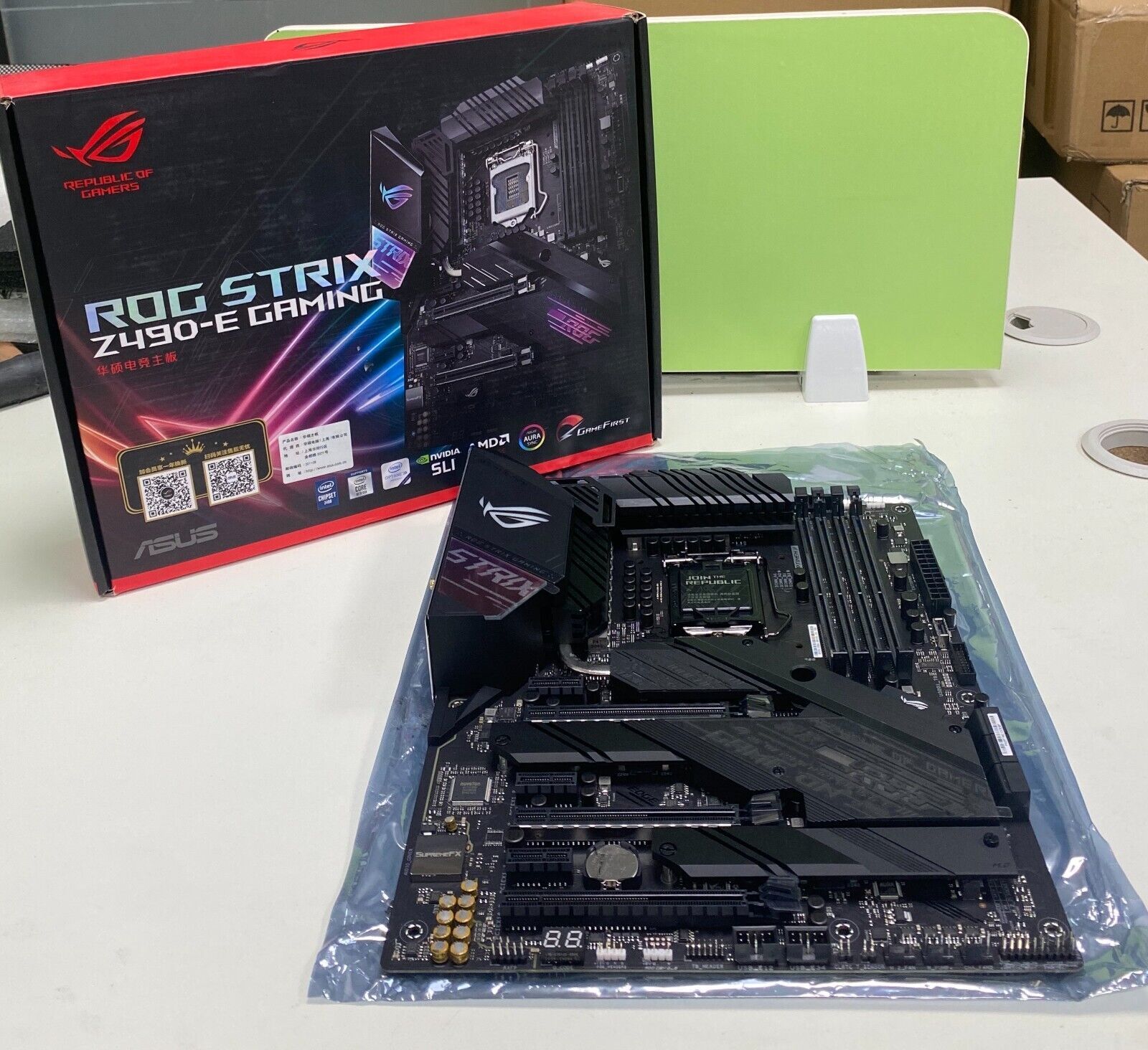 ASUS ROG STRIX Z490-E GAMING マザーボード DDR4 LGA 1200 Intel 第