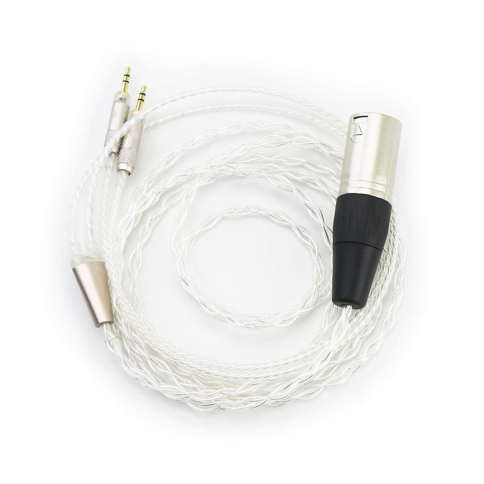 NewFantasia 4ピンXLRバランスオスHiFiケーブル Audio-Technica ATH