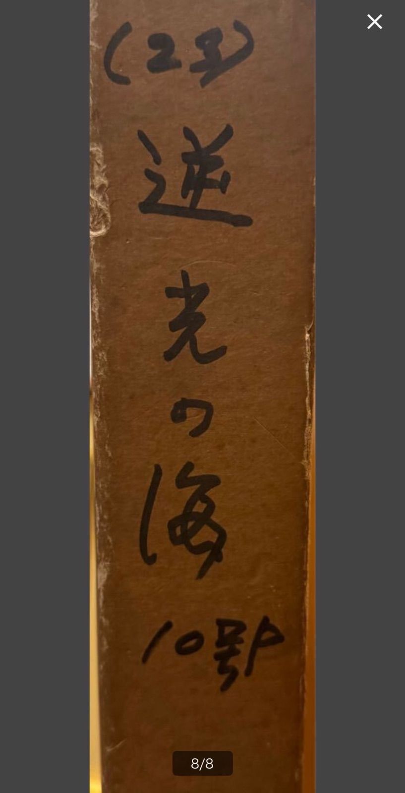 逆光の海 奥石廊崎