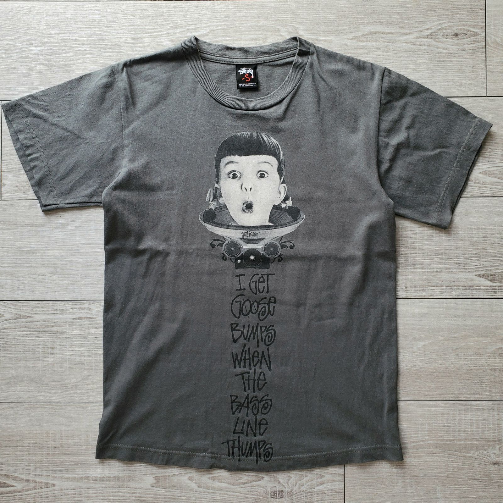 STUSSYステューシー□良品 00s 中期 I GET GOOSE BUMPS 半袖