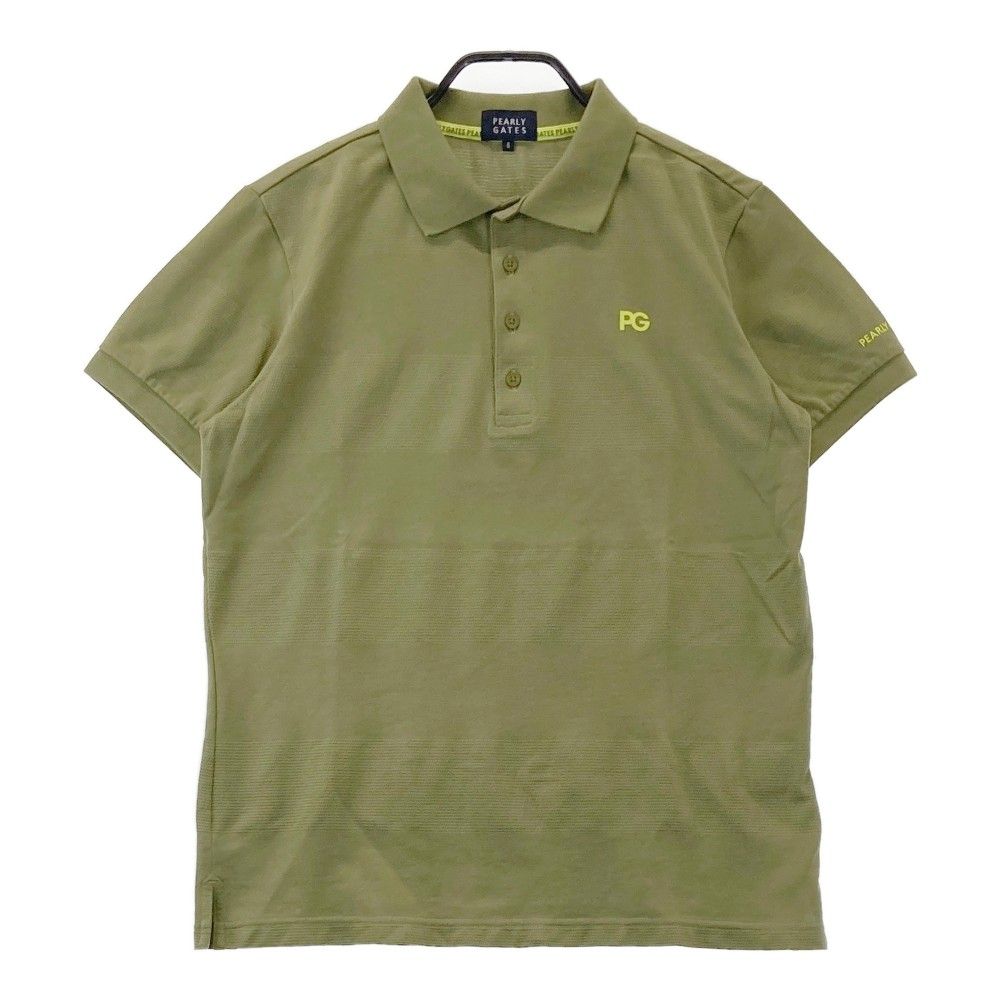 サイズ：6 PEARLY GATES パーリーゲイツ 2023年 半袖ポロシャツ カーキ