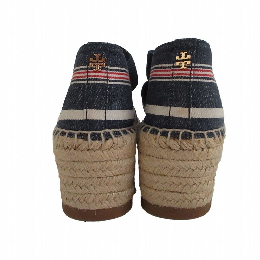 TORY BURCH トリーバーチ エスパドリーユ ボーダー柄 サンダル