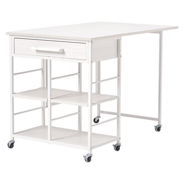 ✨新品【niko andキャスターラックスクエア収納.三段ワゴン】大人気