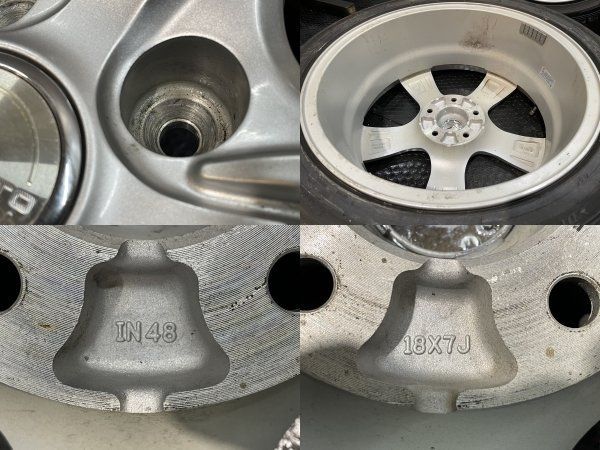 走行短め【DL WM03 215/45R18】スタッドレス【VIOLENTO 18インチ