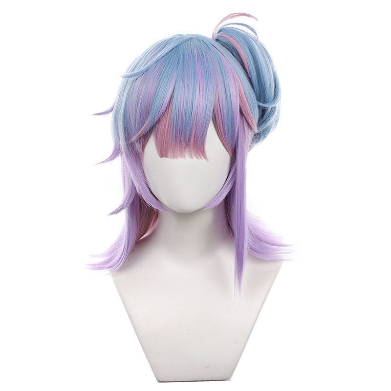 3色グラデーション 人工頭皮付き