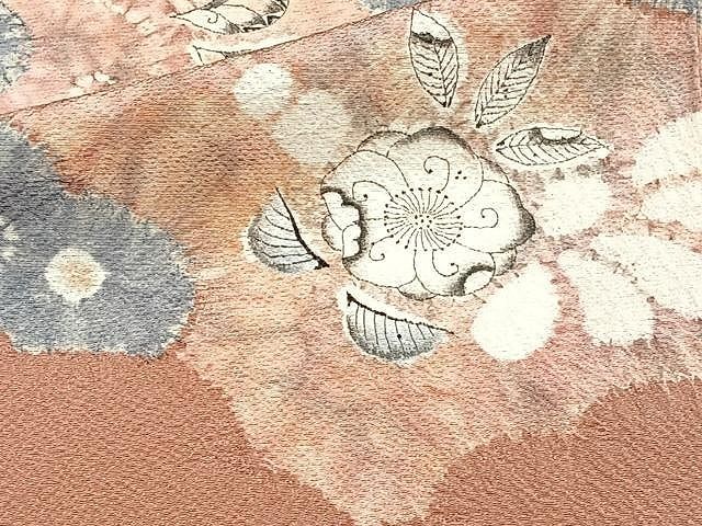 絞り染めインテリア　華-HANA- 平和屋着物□訪問着 絞り 辻が花 正絹 逸品 CAAW1478xi 平和屋