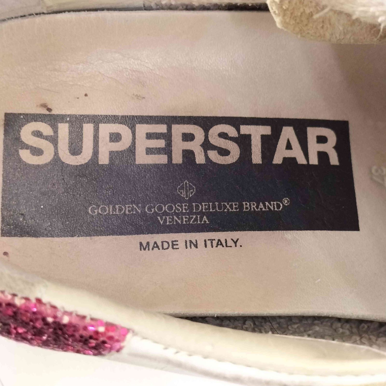 【Golden 】関税込★スターダンスニーカーグリッタースター ゴールデングース GOLDEN GOOSE SUPERSTAR スーパースター