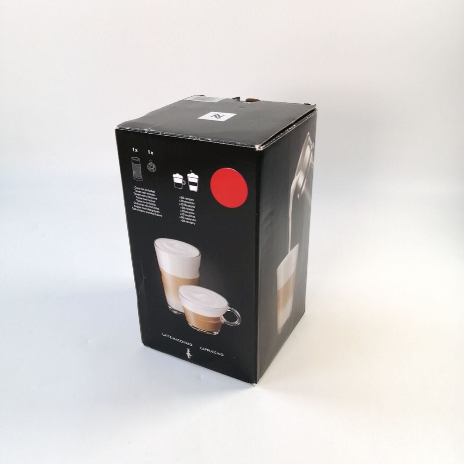 【新品未使用】Nespresso エアロチーノ ミルクウォーマー ネスプレッソ エアロチーノ3 ミルク加熱泡立て器 レッド ミルク