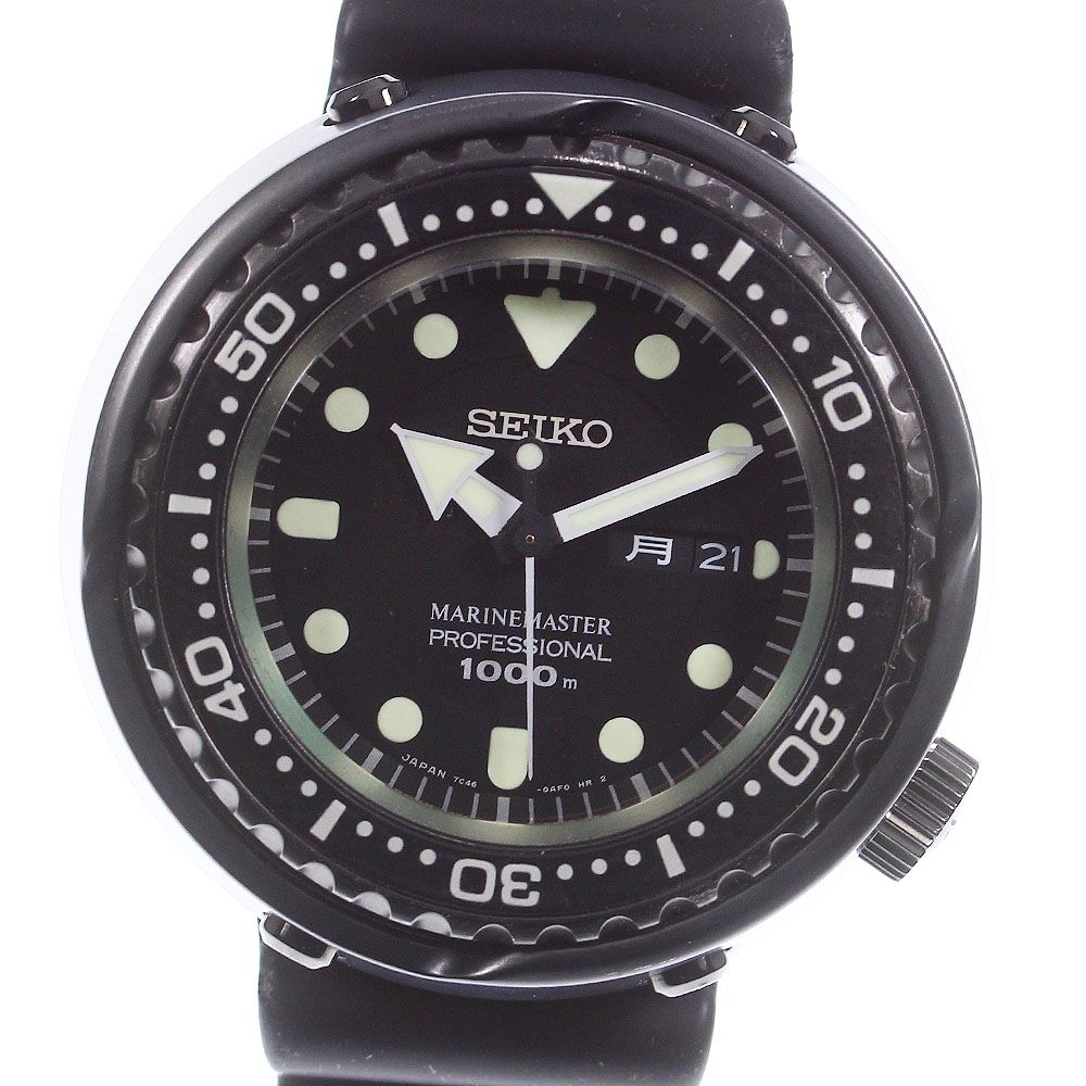 大人気安い セイコー SEIKO 7C46-0AH0/SBBN025 プロスペックス マリーンマスター デイト クォーツ メンズ良品_744473  155730円 時計