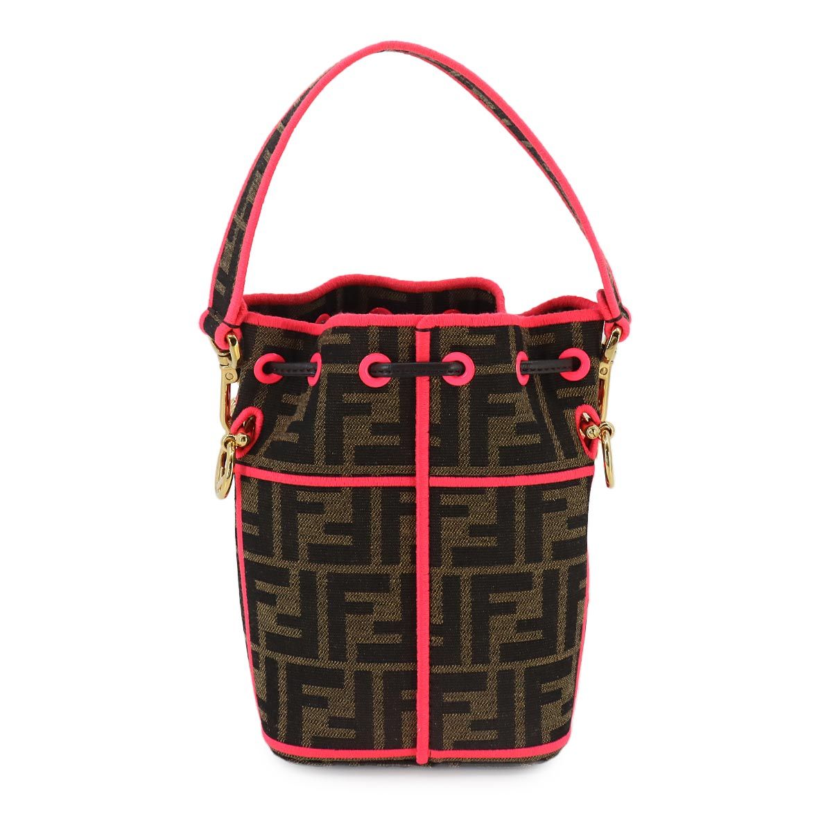 未使用 展示品 フェンディ FENDI ズッカ柄 モン トレゾール ミニ