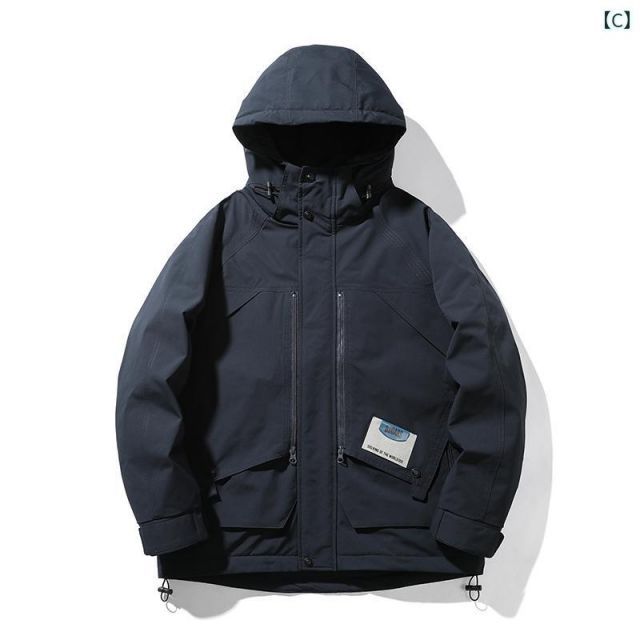 魅力のある L 秋冬 コーデ メンズ 服 シンプル ファッション オシャレ 大人 かっこいい 大きいサイズ ストリート 紳士服 ダウン ジャケット グレー ダック 暖かい レンガ レッド L