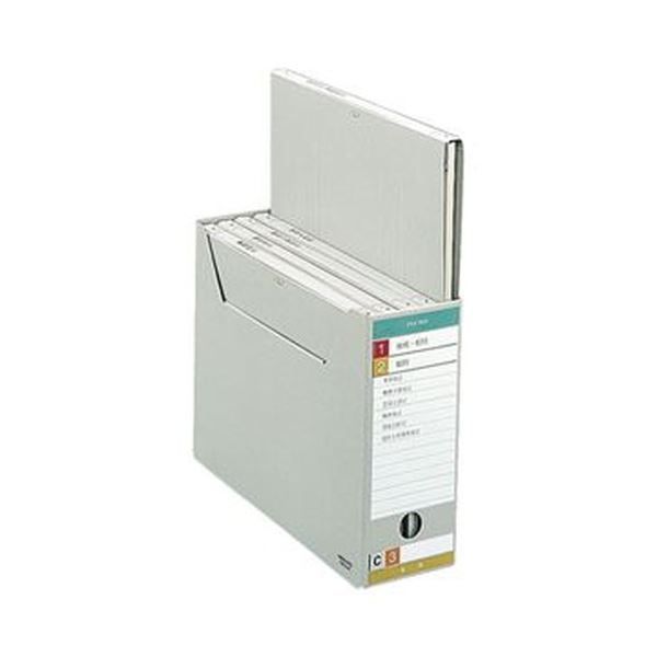  まとめ コクヨ ファイルボックス FS Eタイプ A 4ジャスボックス 4ヨコ 背幅102 mm グレー 4 LFE M 5冊 書類ケース 図面ケース ファイル バインダー ケース