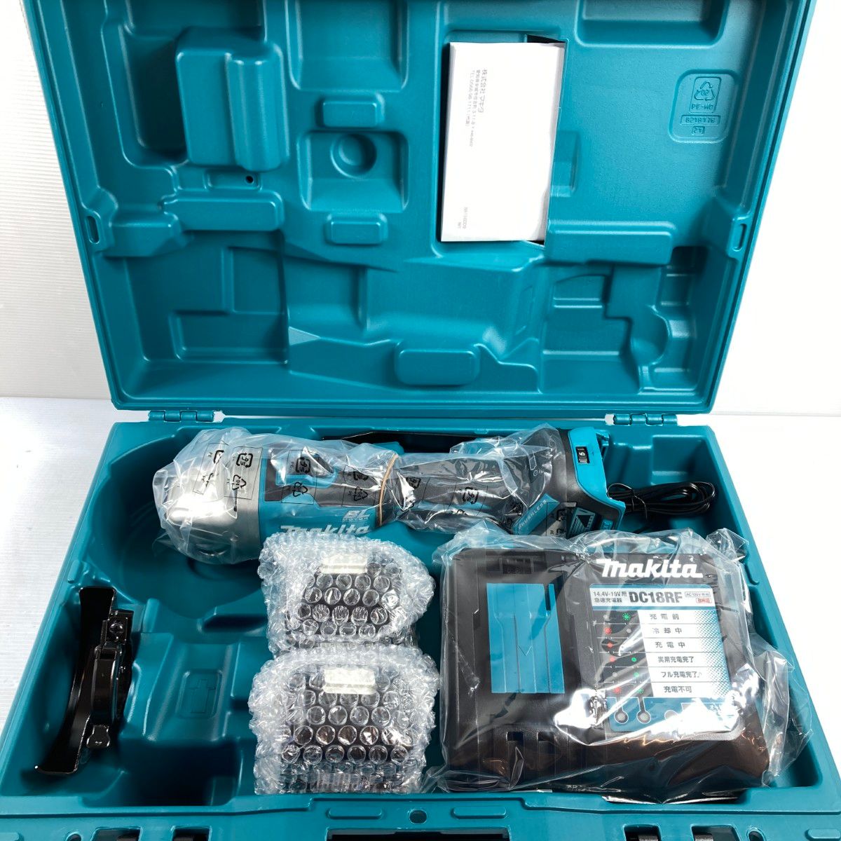 ＊＊MAKITA マキタ 18v 充電式ディスクグラインダー ♥品 GA412DRGX ブルー PSEマーク有