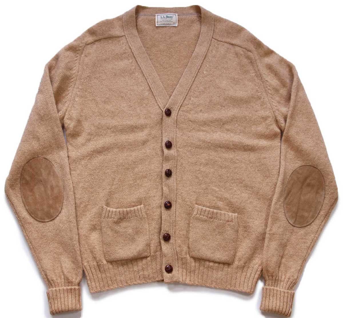 80s USA製 L.L.Bean パチポケ&エルボーパッチ サドルショルダー