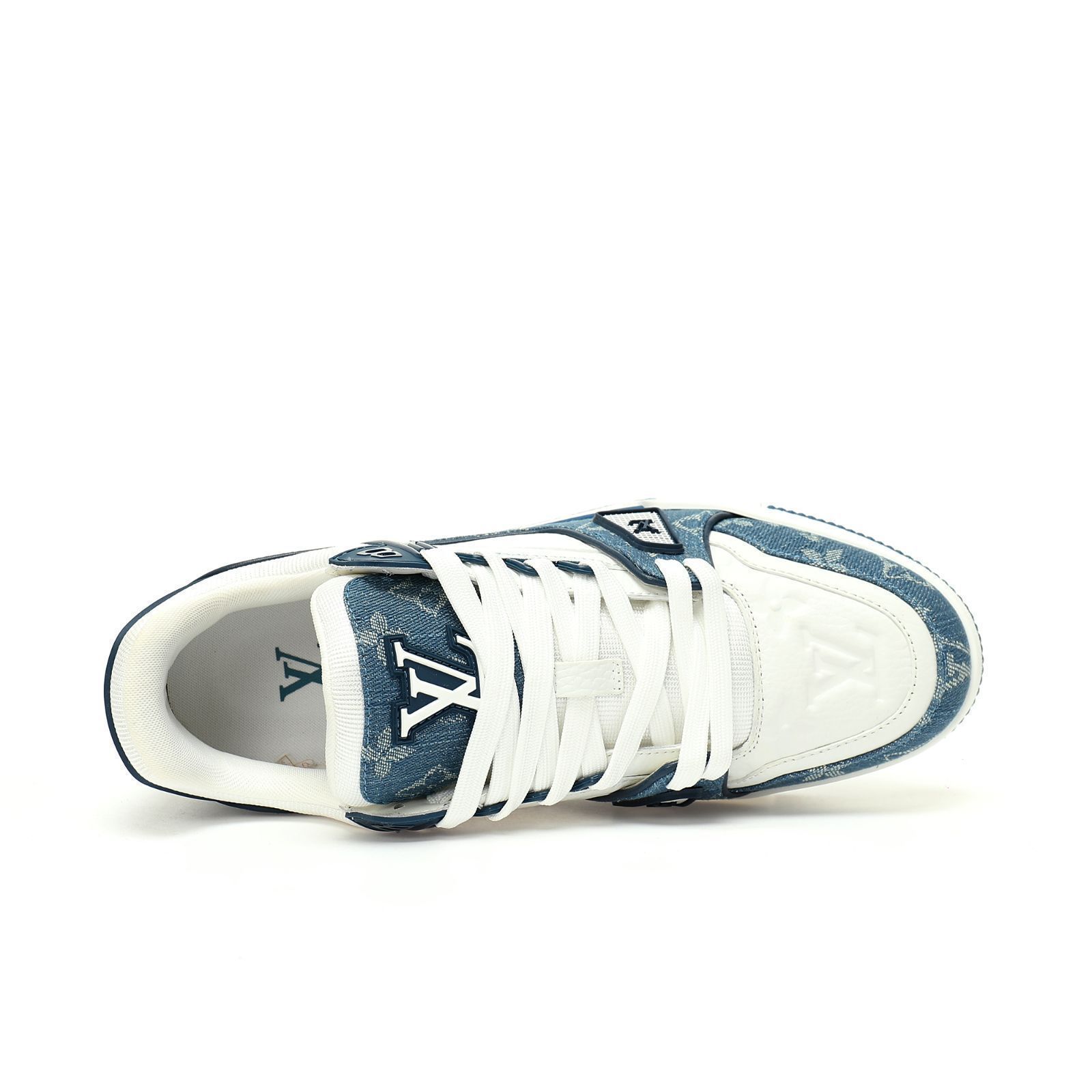 トレイナー　ライン　スニーカー　マリーヌ LOUIS VUITTON - 【現行品】ルイ ヴィトン トレイナーライン