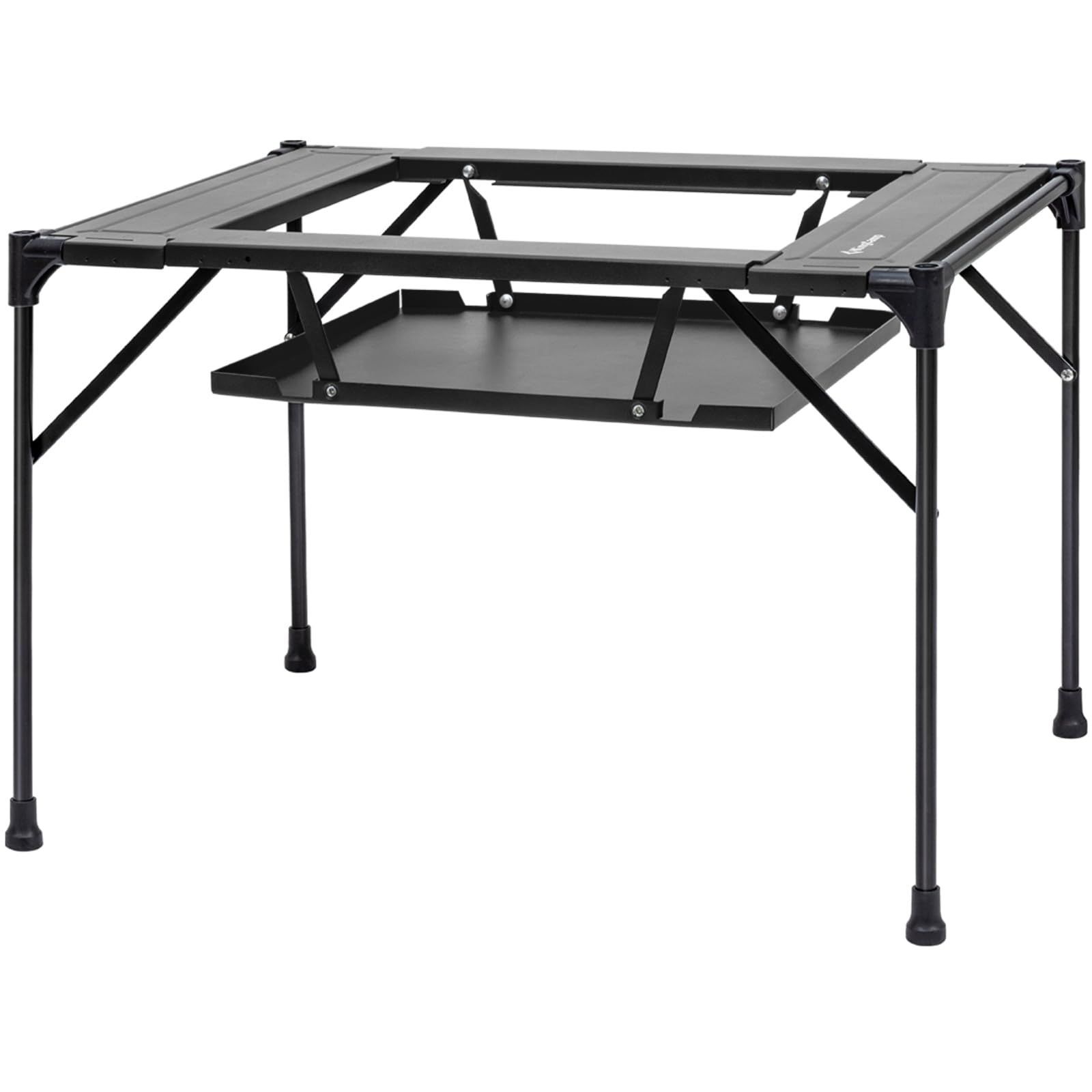 BBQ DIY組合 ロールテーブル アルミ 折りたたみ バーベキューテーブル ピクニック コンロ対応 超軽量 テーブル アウトドア KingCamp