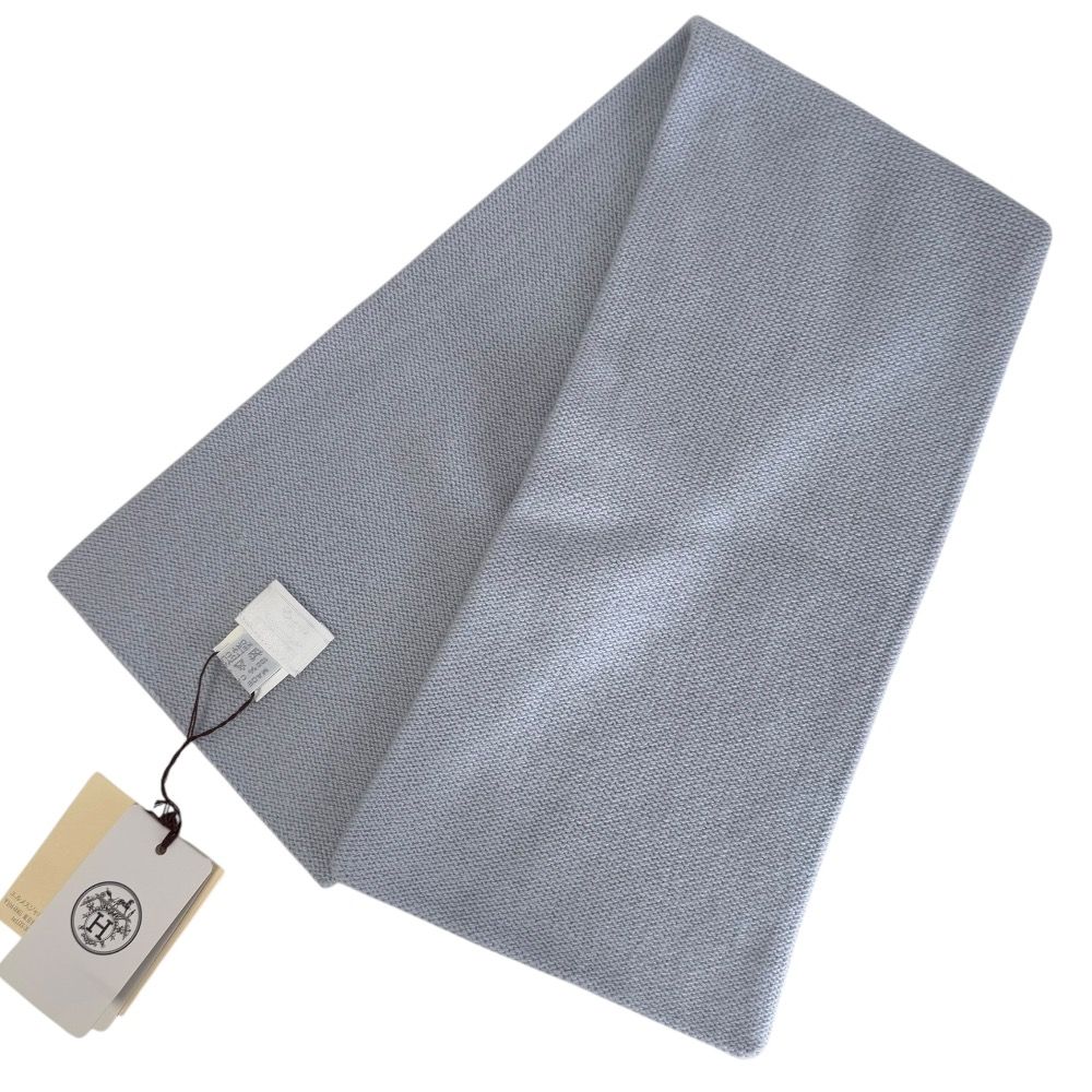 お値下げしました　エルメス　ベビーマフラー　カシミヤ100%  未使用品 未使用 HERMES エルメス ベビー カシミヤ100％ ニットキャップ+
