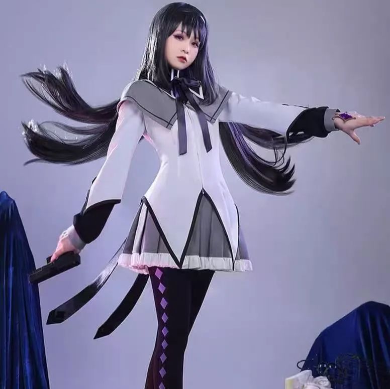 三分妄想 魔法少女まどか マギカ コスプレ衣装 暁美ほむら フルセット