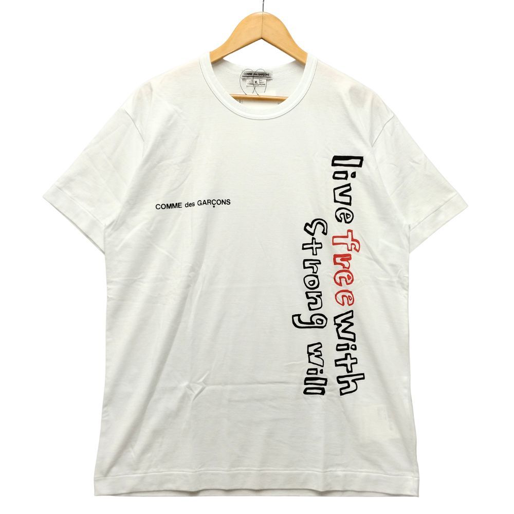 COMME des GARÇONS ラメ チェーンプリント 半袖Tシャツ COMME des GARÇONS ラメ チェーンプリント 半袖Tシャツ