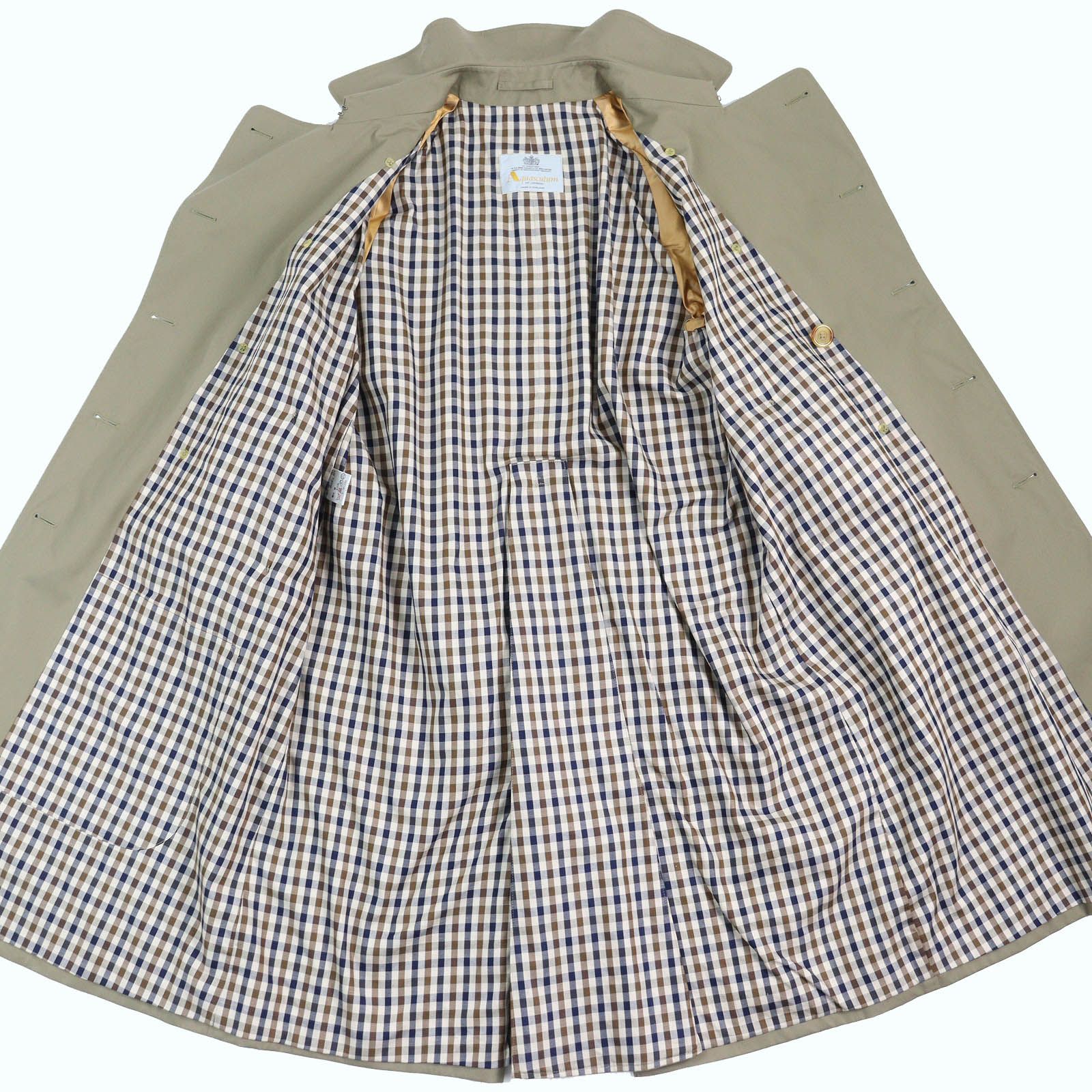 極美品／アクアスキュータム ロングダウンコート チェック総柄 ワッペン ベルト付 2021 DOWN COAT COLLECTION | BLOG | Aquascutum アクアスキュータム