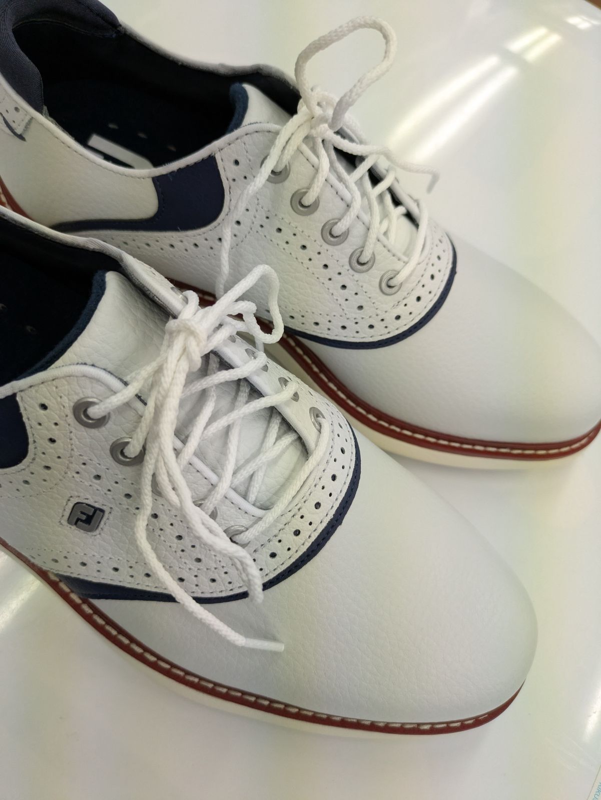 期間限定割引セール！！FJ ゴルフスパイクシューズ ホワイト51099J 期間限定割引セール！！FJ ゴルフスパイクシューズ ホワイト51099J